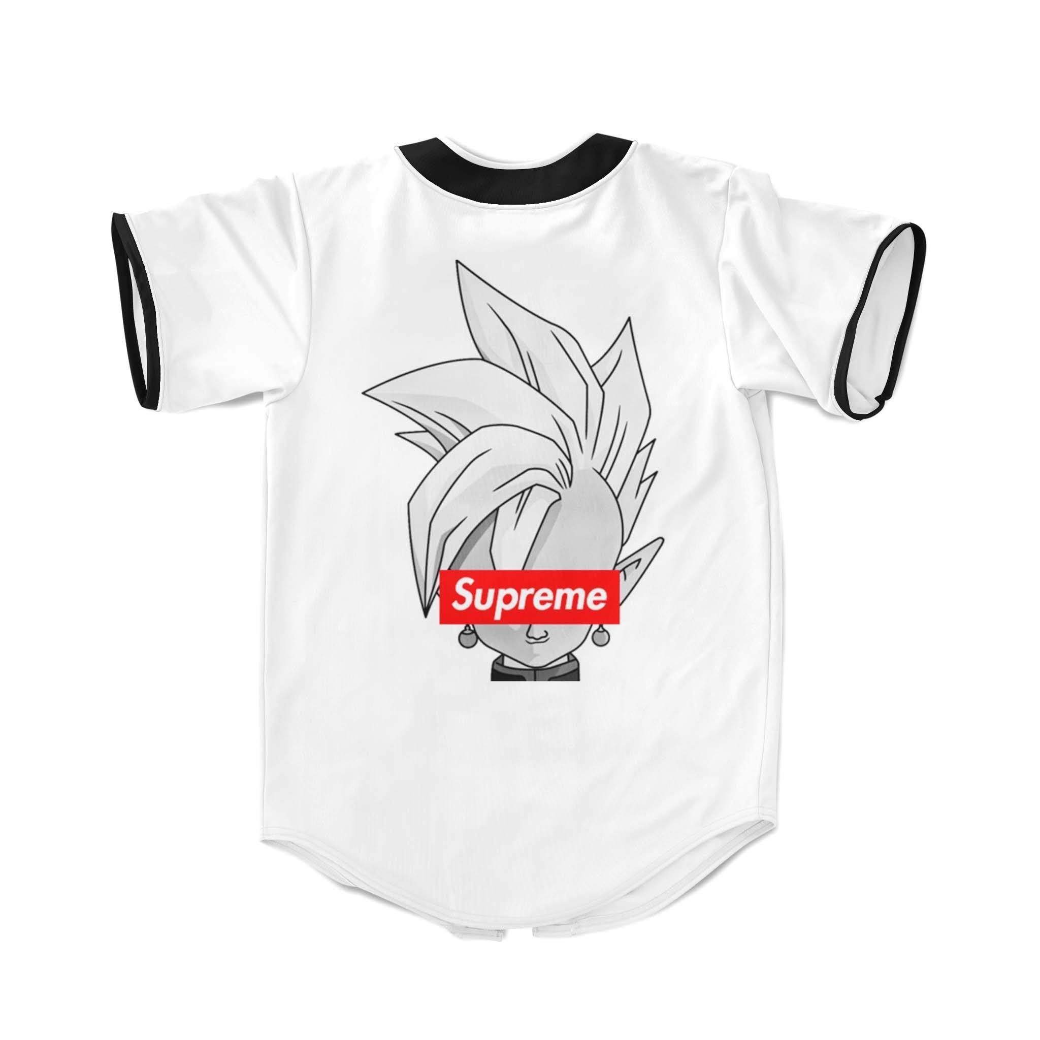01.1 Dragon Ball Supreme Kai Zamasu Dope Style Baseball Jersey Zamasu - Anime Jersey Shop