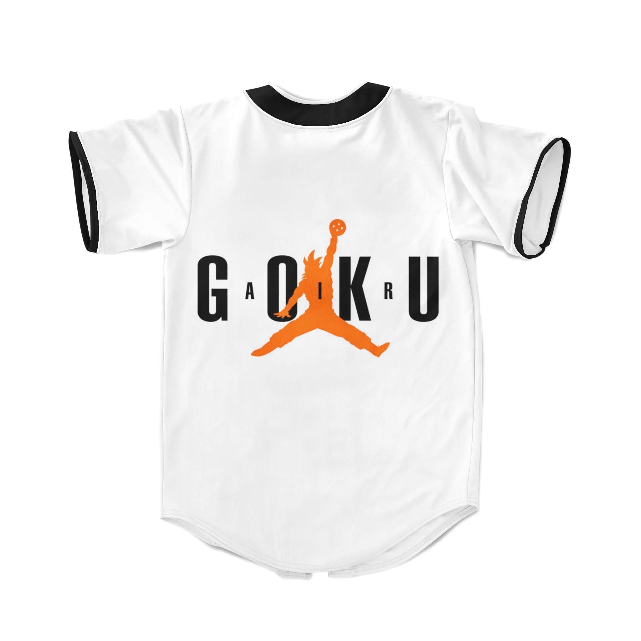 07.1 Goku Jordan Jump Man Dragon Ball Cool Baseball Jersey Goku - Anime Jersey Shop