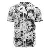 Ahegao Anime Collage AOP Baseball Jersey FRONT Mockup 1 - Anime Jersey Shop