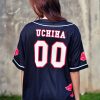 Akatsuki Uchiha Naruto Baseball Jersey Back 1 - Anime Jersey Shop