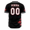 Akatsuki Uchiha Naruto AOP Baseball Jersey AOP Baseball Jersey BACK Mockup - Anime Jersey Shop