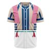 Akaza DS AOP Baseball Jersey FRONT Mockup - Anime Jersey Shop