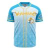 Alice in Wonderland Disney AOP Baseball Jersey FRONT Mockup - Anime Jersey Shop