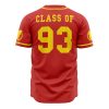 Angel Grove High School PR AOP Baseball Jersey AOP Baseball Jersey BACK Mockup - Anime Jersey Shop
