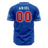 Ariel The Little Mermaid V2 Disney AOP Baseball Jersey BACK Mockup - Anime Jersey Shop