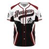 Avengers Endgame Marvel AOP Baseball Jersey AOP Baseball Jersey FRONT Mockup - Anime Jersey Shop