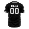 Baseball Jersey back - Anime Jersey Shop