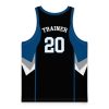 Basketball Jersey flat back 3 4 - Anime Jersey Shop