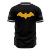 Batman DC Comics AOP Baseball Jersey BACK Mockup - Anime Jersey Shop