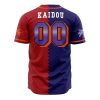 Beast Pirates Kaidou OP AOP Baseball Jersey BACK Mockup - Anime Jersey Shop