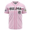 Bulma Pink DBZ AOP Baseball Jersey AOP Baseball Jersey FRONT Mockup - Anime Jersey Shop