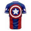 Captain America Marvel AOP Baseball Jersey BACK Mockup 1 - Anime Jersey Shop