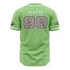 Cool Minecraft AOP Baseball Jersey BACK Mockup - Anime Jersey Shop