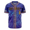 Cosmic Infinity Stones Marvel AOP Baseball Jersey FRONT Mockup - Anime Jersey Shop