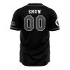 Crows of Castle Black Snow GOT AOP Baseball Jersey AOP Baseball Jersey BACK Mockup - Anime Jersey Shop