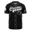 Crows of Castle Black Snow GOT AOP Baseball Jersey AOP Baseball Jersey FRONT Mockup - Anime Jersey Shop