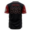 Curses Sukuna Jujutsu Kaisen AOP Baseball Jersey AOP Baseball Jersey BACK Mockup - Anime Jersey Shop