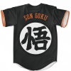 DBZ Son Goku Spirit Bomb Kush Nug Black Awesome Baseball Jersey back 1 - Anime Jersey Shop