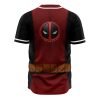 Deadpool Marvel AOP Baseball Jersey BACK Mockup - Anime Jersey Shop