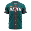Deku My Hero Academia AOP Baseball Jersey FRONT Mockup - Anime Jersey Shop