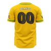 Dio JBA AOP Baseball Jersey BACK Mockup - Anime Jersey Shop