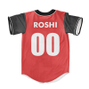 Dragon Ball Z Master Roshi Supreme Art Baseball Jersey Back - Anime Jersey Shop