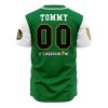 Dragonzords Green PR AOP Baseball Jersey AOP Baseball Jersey BACK Mockup - Anime Jersey Shop