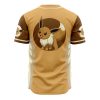 Eevee Pokemon AOP Baseball Jersey AOP Baseball Jersey BACK Mockup - Anime Jersey Shop