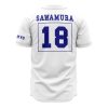 Eijun Sawamura Ace of Diamond AOP Baseball Jersey AOP Baseball Jersey BACK Mockup - Anime Jersey Shop