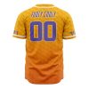 Electric FLCL AOP Baseball Jersey BACK Mockup - Anime Jersey Shop