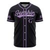 Elemental Magic Genshin Impact AOP Baseball Jersey FRONT Mockup - Anime Jersey Shop