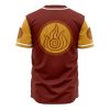 Firebenders Avatar AOP Baseball Jersey AOP Baseball Jersey BACK Mockup - Anime Jersey Shop