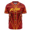 Flash DC Comics AOP Baseball Jersey FRONT Mockup - Anime Jersey Shop
