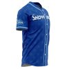 Frozen V2 Disney AOP Baseball Jersey SIDE Mockup - Anime Jersey Shop
