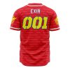 GN 001 Exia Gundam AOP Baseball Jersey BACK Mockup - Anime Jersey Shop