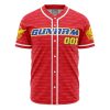 GN 001 Exia Gundam AOP Baseball Jersey FRONT Mockup - Anime Jersey Shop