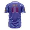 Genos One Punch Man AOP Baseball Jersey BACK Mockup - Anime Jersey Shop
