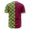 Giyu Tomioka Demon Slayer AOP Baseball Jersey BACK Mockup - Anime Jersey Shop