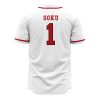 Goku Universe 7 Dragon Ball Z AOP Baseball Jersey BACK Mockup - Anime Jersey Shop