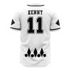 Gotei 13 Kenny Bleach AOP Baseball Jersey AOP Baseball Jersey BACK Mockup - Anime Jersey Shop