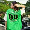 Green Dragonzords Tommy Oliver Power Rangers Baseball Jersey Back 1 - Anime Jersey Shop