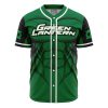 Green Lantern DC Comics AOP Baseball Jersey FRONT Mockup - Anime Jersey Shop