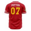 Gryffindor Lions House Harry Potter AOP Baseball Jersey AOP Baseball Jersey BACK Mockup 1 - Anime Jersey Shop