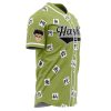Hashira Gyomei Himejima DS AOP Baseball Jersey SIDE Mockup - Anime Jersey Shop