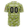Hashira Gyomei Himejima DS AOP Baseball Jersey AOP Baseball Jersey BACK Mockup - Anime Jersey Shop