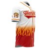 Hashira Kyojuro Rengoku DS AOP Baseball Jersey SIDE Mockup - Anime Jersey Shop