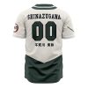 Hashira Sanemi Shinazugawa DS AOP Baseball Jersey AOP Baseball Jersey BACK Mockup - Anime Jersey Shop