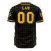 Heart Pirates Law OP AOP Baseball Jersey BACK Mockup - Anime Jersey Shop