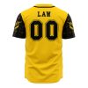 Heart Pirates Law V2 OP AOP Baseball Jersey BACK Mockup - Anime Jersey Shop