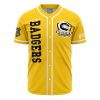 Hufflepuff Badgers House Harry Potter AOP Baseball Jersey AOP Baseball Jersey FRONT Mockup - Anime Jersey Shop
